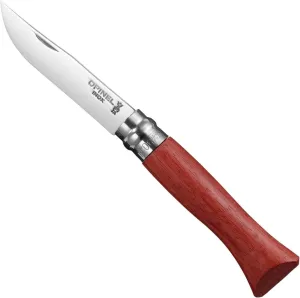 OPINEL No.06-No.09 Premium Woods, Stainless Steel Folding Pocket Knife, Made in France (No.06/Padouk)