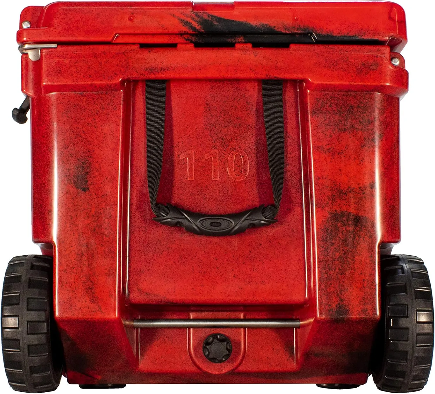 Original 110 Quart Ice Chest Heavy Duty High Performance Roto-Molded Commercial Grade Insulated Cooler with Wheels
