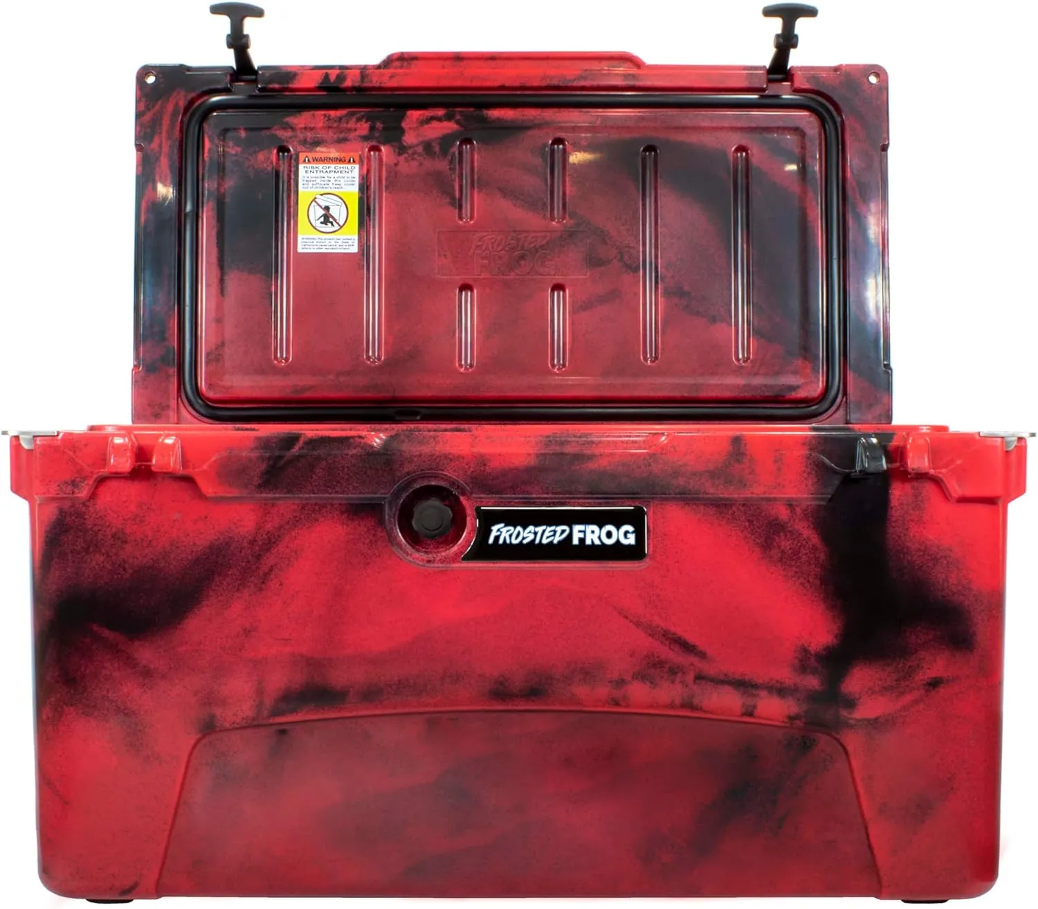Original 110 Quart Ice Chest Heavy Duty High Performance Roto-Molded Commercial Grade Insulated Cooler with Wheels
