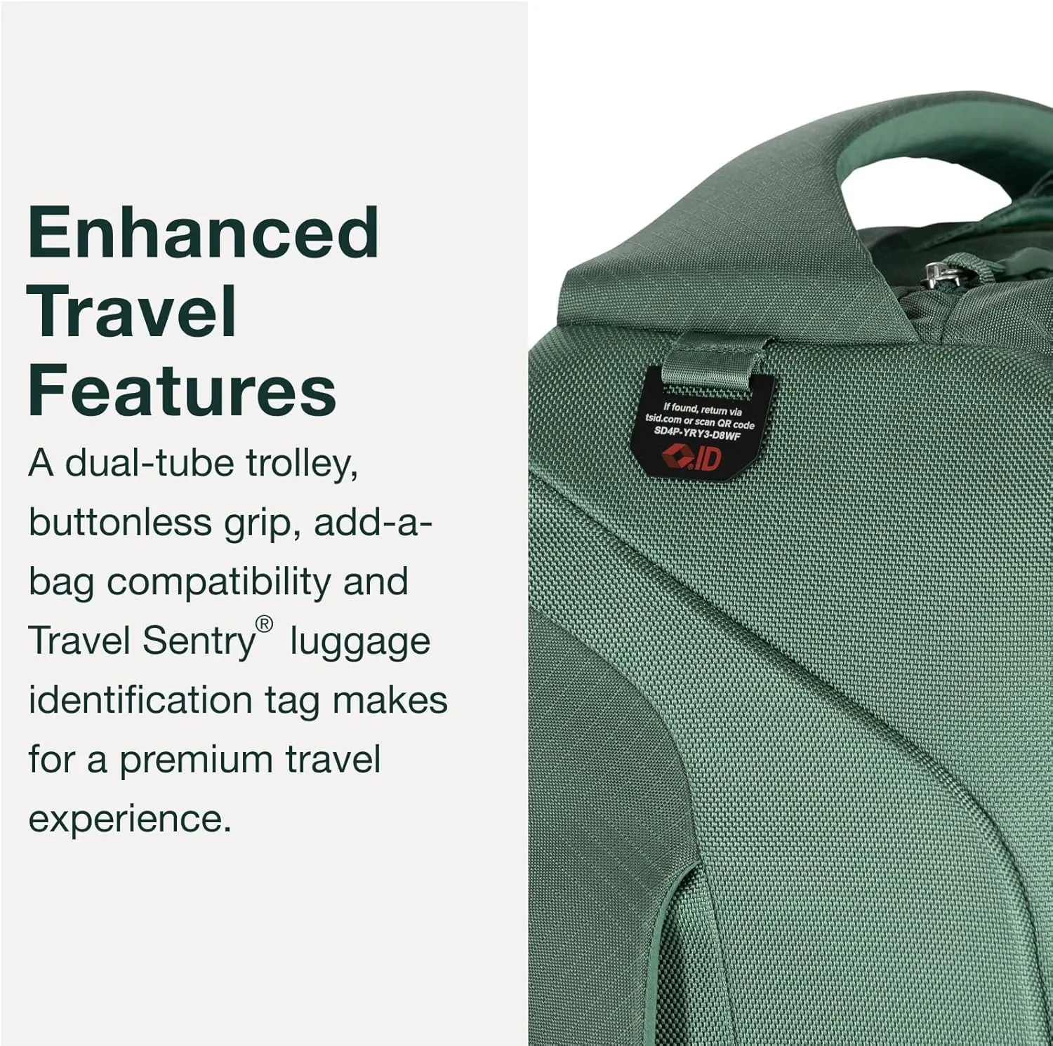 Osprey Sojourn 25"/60L Wheeled Travel Backpack with Harness, Koseret Green