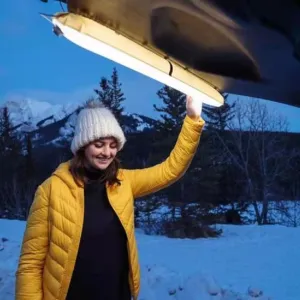 Outdoor Lamp USB Charging