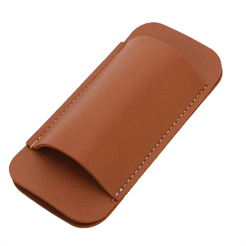 Outdoor Leather Sheath for Folding Knives Carrier Holster