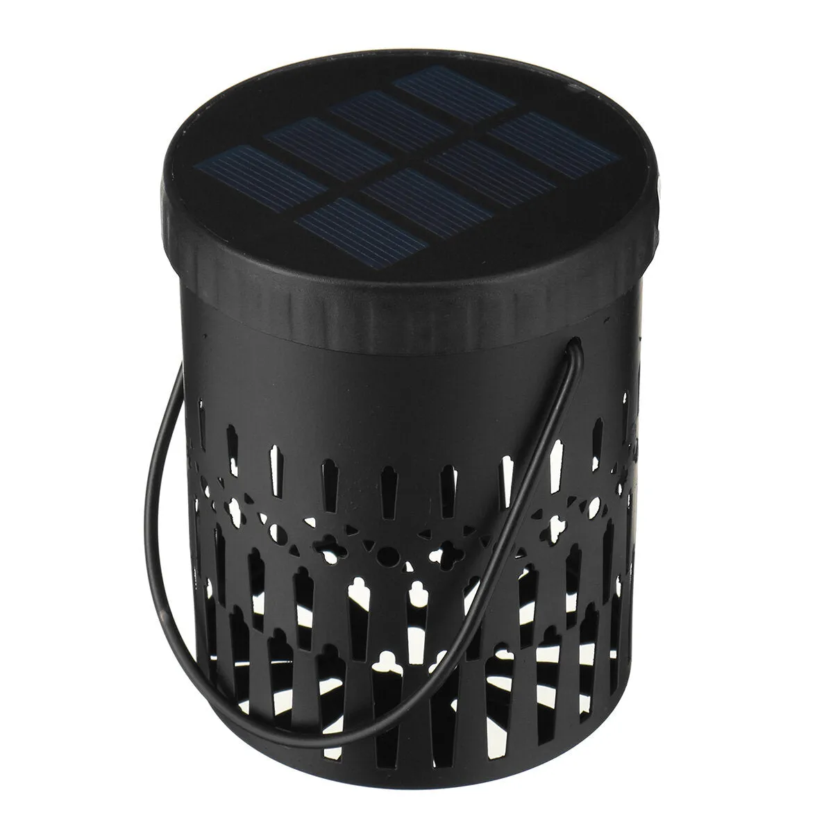 Outdoor Solar Lantern Light LED Solar Metal Lights Waterproof Hanging Lamp