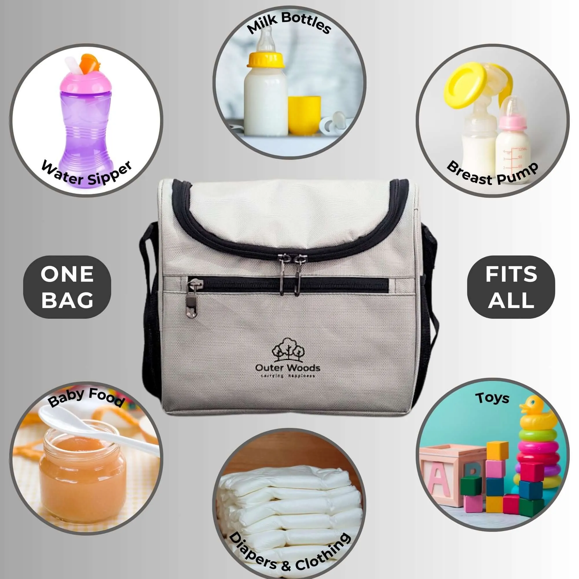 Outer Woods Insulated Breast Milk Cooler Bag