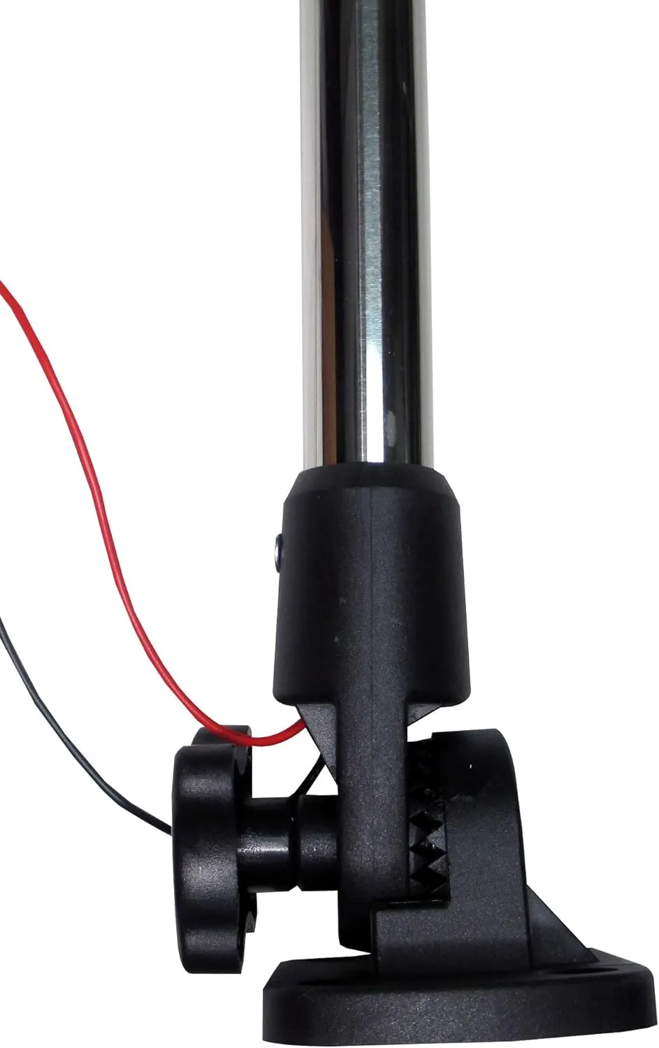 Pactrade Marine Boat Fold Down Stern Light Anchor Light All Round White LED Marine Adjustable Pole USCG 2 NM For Yacht Pontoon and Fishing Boat 12 Volts 23.5 Inches