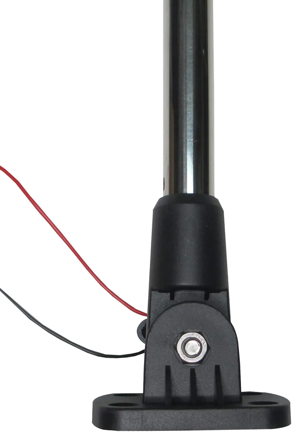 Pactrade Marine Boat Fold Down Stern Light Anchor Light All Round White LED Marine Adjustable Pole USCG 2 NM For Yacht Pontoon and Fishing Boat 12 Volts 23.5 Inches