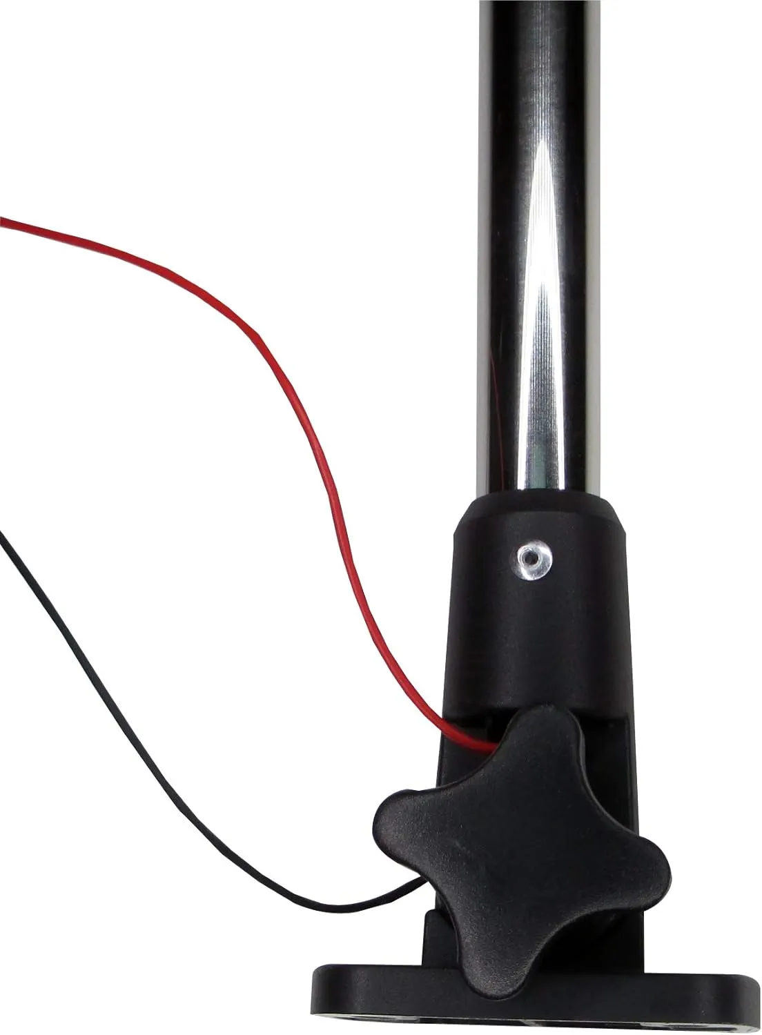 Pactrade Marine Boat Fold Down Stern Light Anchor Light All Round White LED Marine Adjustable Pole USCG 2 NM For Yacht Pontoon and Fishing Boat 12 Volts 23.5 Inches