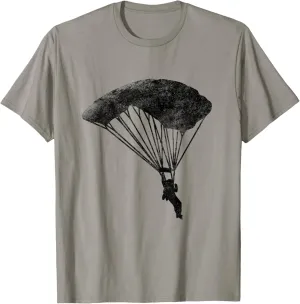 Parachuting Lover Skydiving T-Shirt Love Sky Dive Parachute T-Shirt