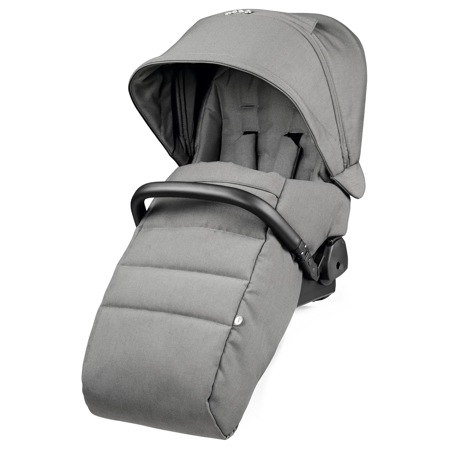 Peg Perego Veloce - Compact Full Featured Lightweight Stroller - Compatible with All Primo Viaggio 4-35 Infant Car Seats - Made in Italy - Mercury (Grey)