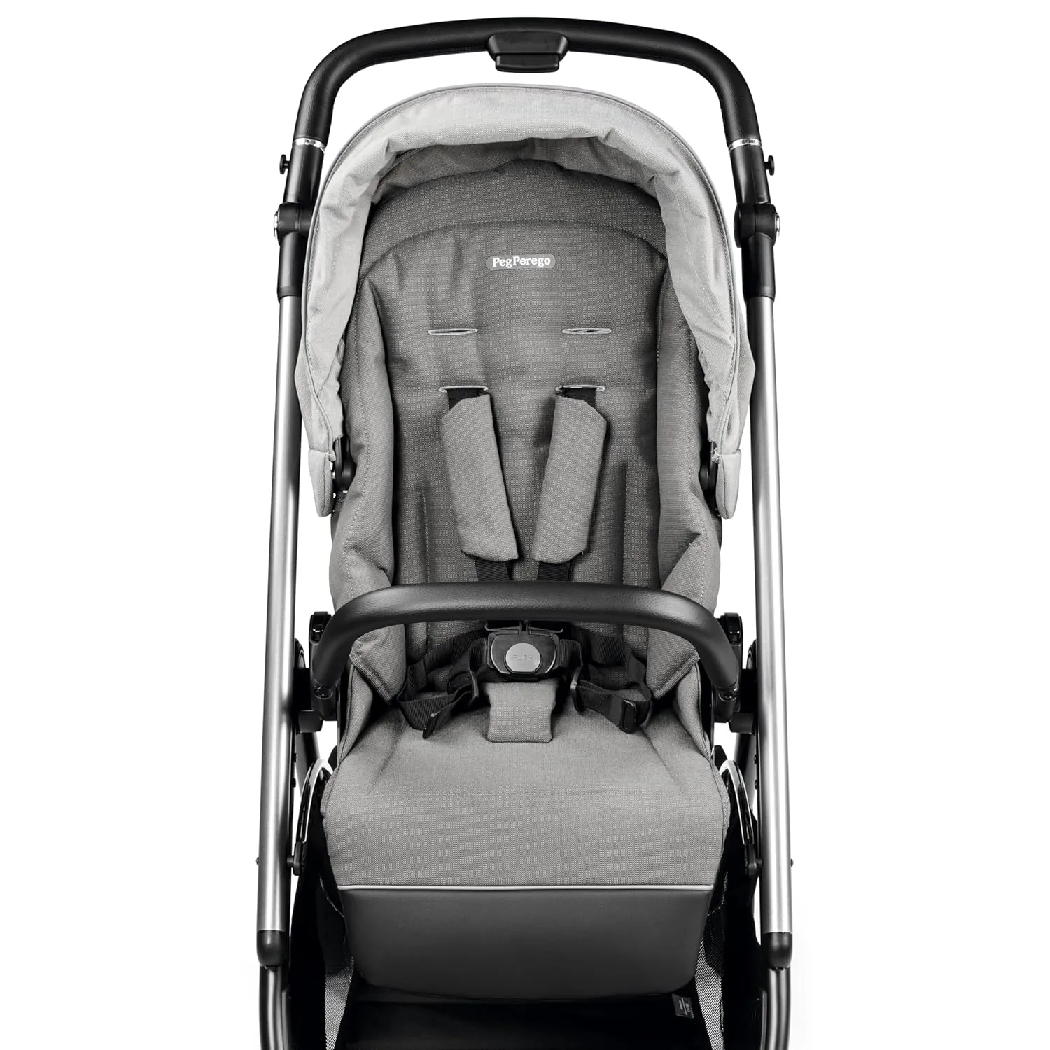 Peg Perego Veloce - Compact Full Featured Lightweight Stroller - Compatible with All Primo Viaggio 4-35 Infant Car Seats - Made in Italy - Mercury (Grey)
