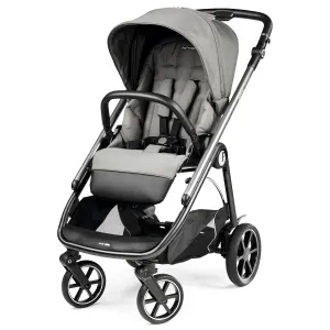 Peg Perego Veloce - Compact Full Featured Lightweight Stroller - Compatible with All Primo Viaggio 4-35 Infant Car Seats - Made in Italy - Mercury (Grey)