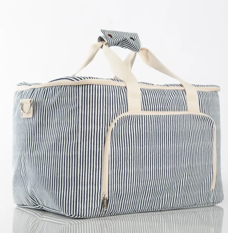 Personalized Large Striped Cooler