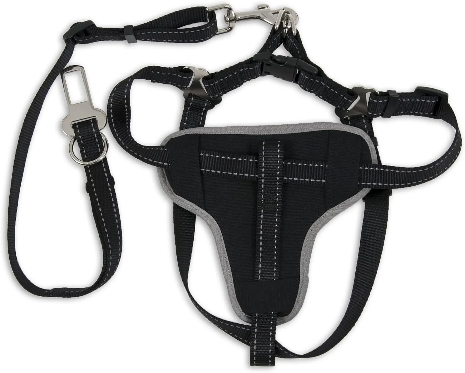 Petmate 11476 The Ultimate Travel Harness for Pets, Small, Black