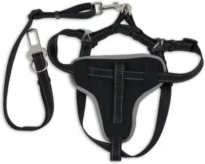 Petmate 11476 The Ultimate Travel Harness for Pets, Small, Black