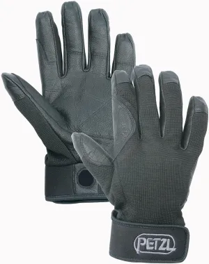 PETZL CORDEX Gloves - Lightweight, Breathable Leather Belay Gloves for Climbing and Rappelling