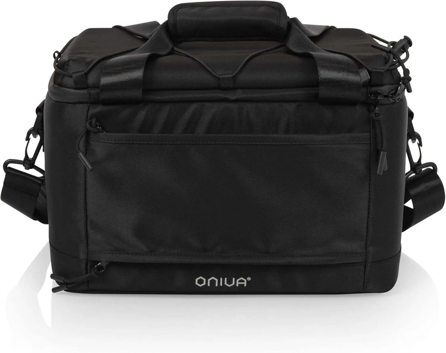 PICNIC TIME Tarana Superthick Cooler Bag with Removable Shoulder Strap, 12 Can Insulated Soft Cooler, Beach Cooler, Insulated Camping Cooler, Picnic Cooler, (Black)