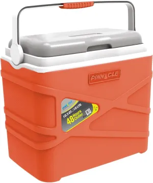 Pinnacle 10 Liter Insulated Cooler Lunch Box -Portable Camping/Picnic Hard Cooler –Coolbox Keeps Cool for 48 hrs. with Ice Retention–Heavy Duty Cooler for Beach, Grill, Travel,Tailgating,Small