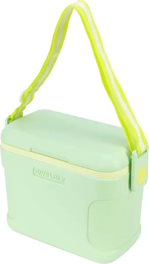 Pinnacle 8.5Qt Mini Cooler – 14 x 7.6 x 10.6In Ice Box with Smart Divider, Locking Lid, Adjustable Shoulder Strap – Insulated Picnic Basket Beach Cooler Bag – 36- Hour Ice Retention – Stylish Colors