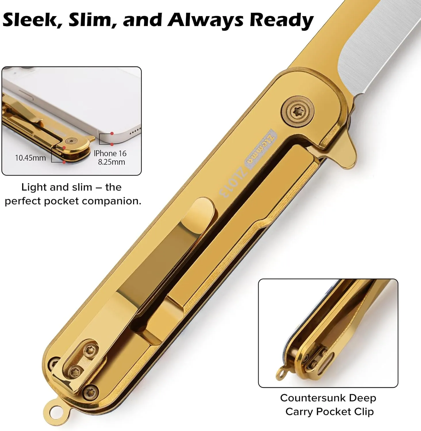 Pocket Knife Set with Clip & Sheath, Lanyard, First Pocket Folding Knife with Rounded Tip for Boys/Girls, Beginner, Black Oxidized Blade 420J2 Stainless Steel-Whale Pattern Handle