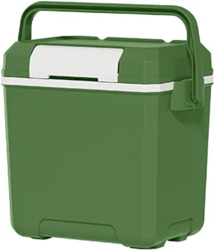 Portable Cooler - Hard Cooler with Heavy Duty Handle | 7-Liter Capacity Lightweight Camping Cooler Leakproof | Reusable Organizer for Drink Water Bottle Beverages Food Fruit Vegetables