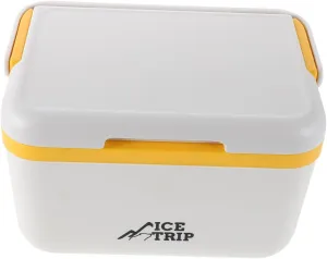 Portable Insulated Food Cooler Box Lightweight Thermal Storage Bin for Outdoor Camping Picnics and Fishing Shockproof Design for Fresh Meals Capacity