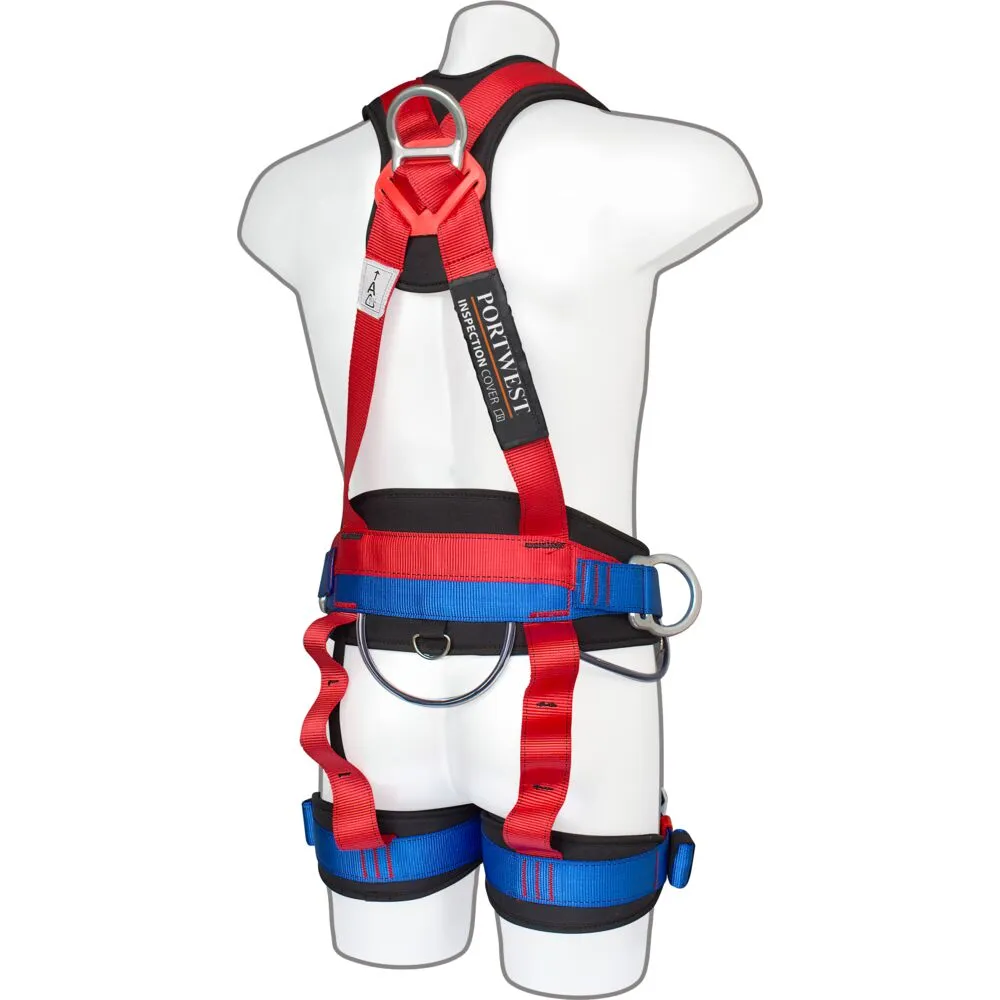 Portwest FP19 4 Point Comfort Plus Harness Red