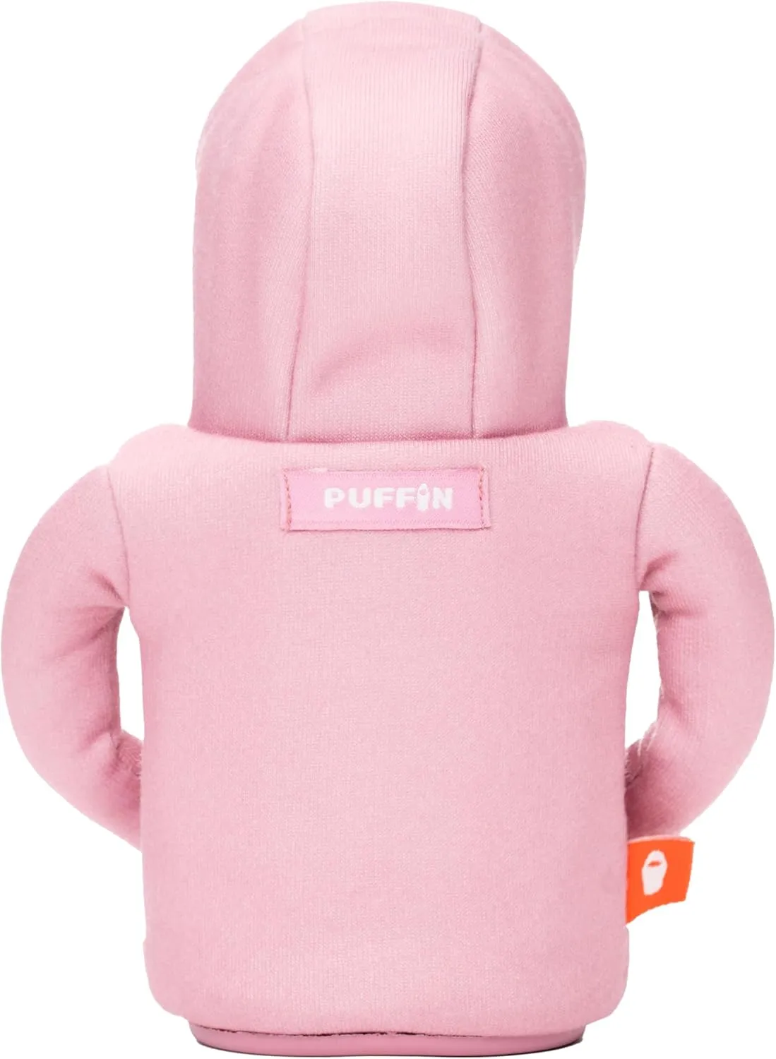 Puffin - The Hoodie Sweatshirt - Insulated 12 oz Can Cooler I Beer Bottle & Soda Can Insulator, Keep Drinks and Beverages Cold - Dusty Rose/Sandy White