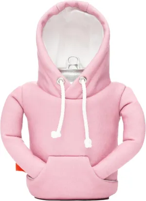 Puffin - The Hoodie Sweatshirt - Insulated 12 oz Can Cooler I Beer Bottle & Soda Can Insulator, Keep Drinks and Beverages Cold - Dusty Rose/Sandy White