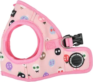 Puppia Lady Beetle Step-in Vest Dog Harness No Choke No Pull Walking Training for Small and Medium Dog - Pink - M