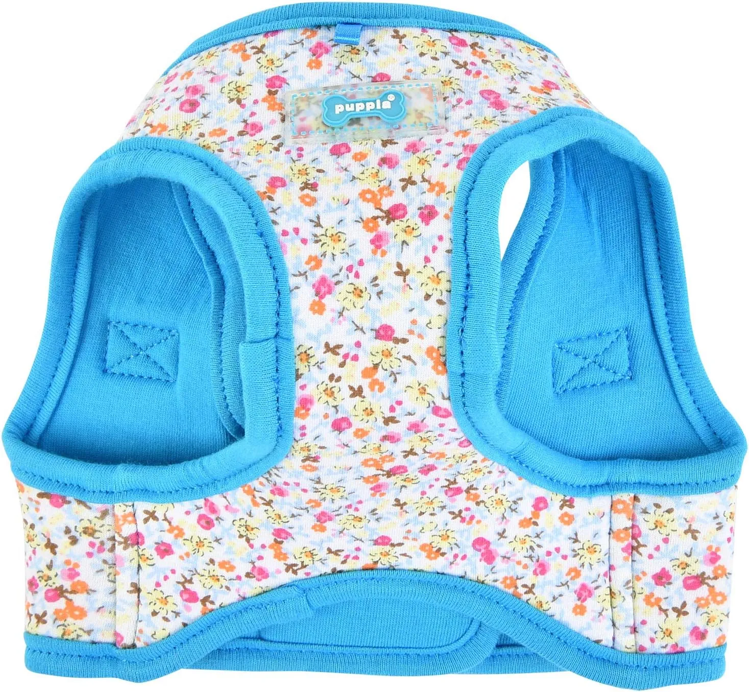 Puppia Wildflower Harness B - Sky Blue - XL