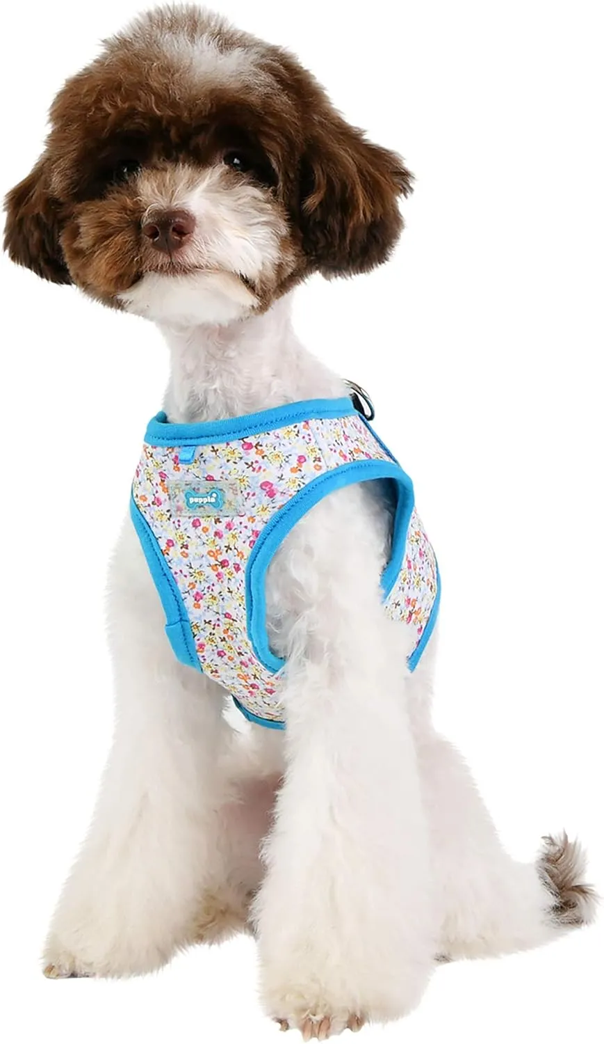 Puppia Wildflower Harness B - Sky Blue - XL
