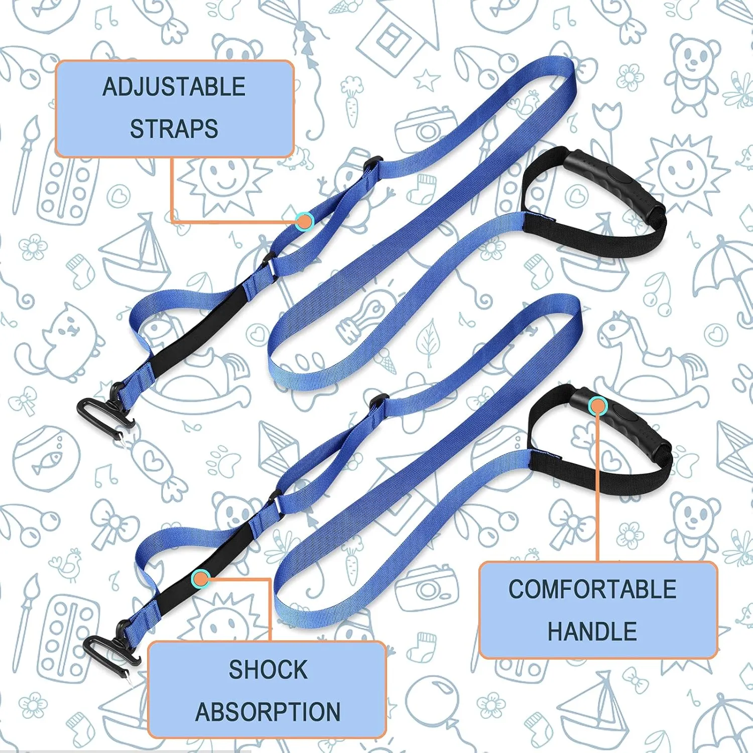 QOGIR Ski and Snowboard Harness for Kids: Learn to Ski and Teach Your Child The Speed Control