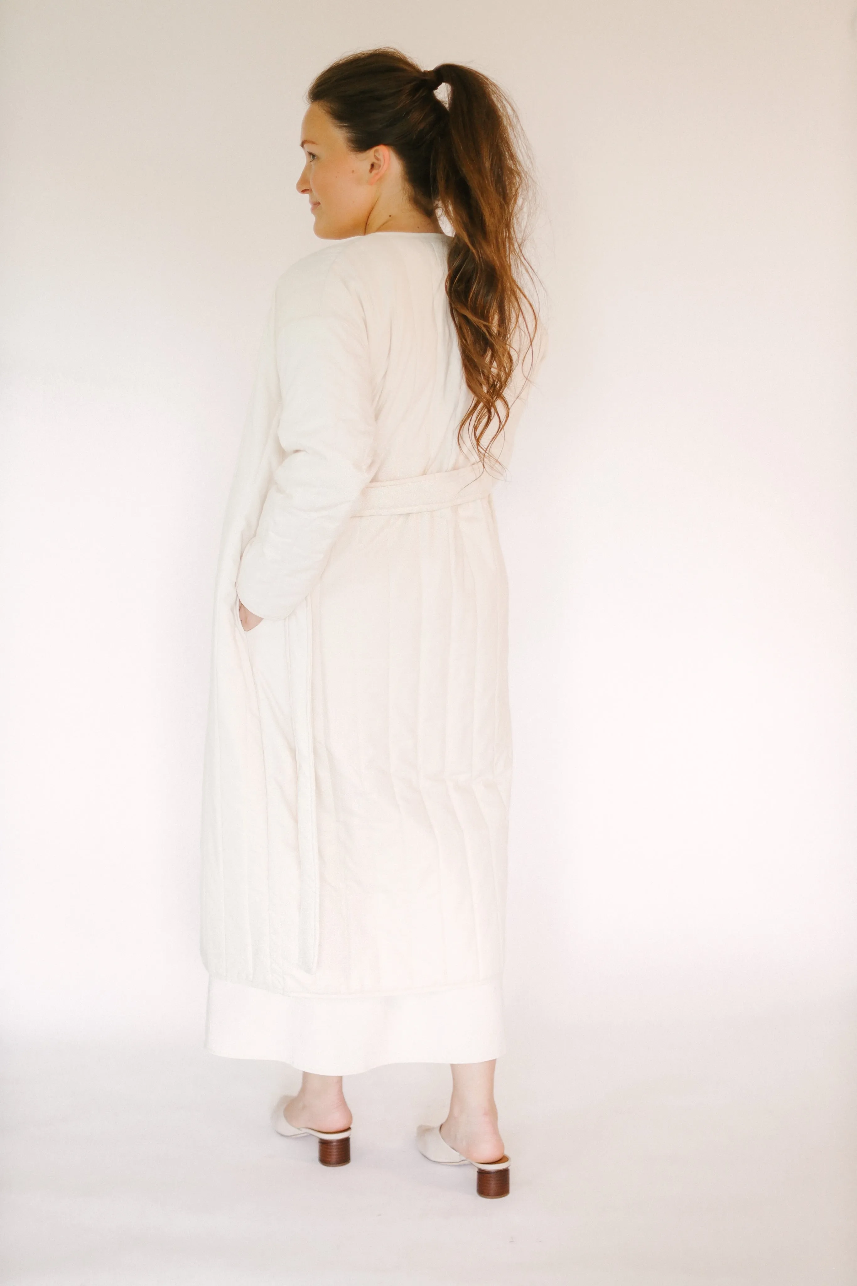 Quilted Long Coat