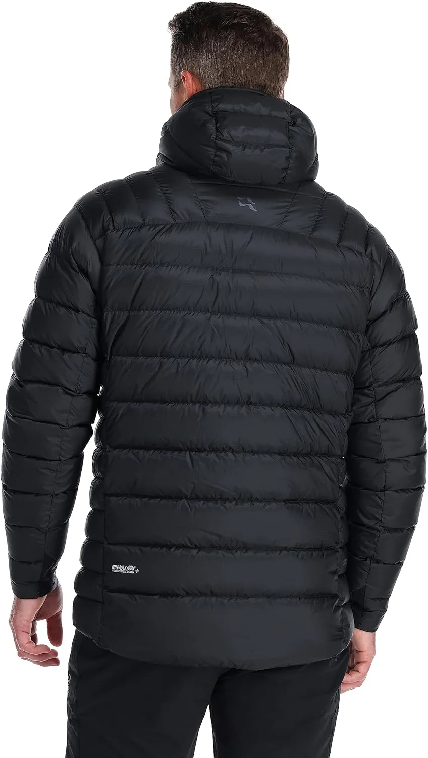 Rab Men's Electron Pro 800-Fill Down Hooded Jacket for Climbing and Mountaineering