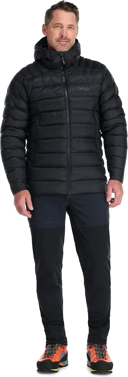 Rab Men's Electron Pro 800-Fill Down Hooded Jacket for Climbing and Mountaineering