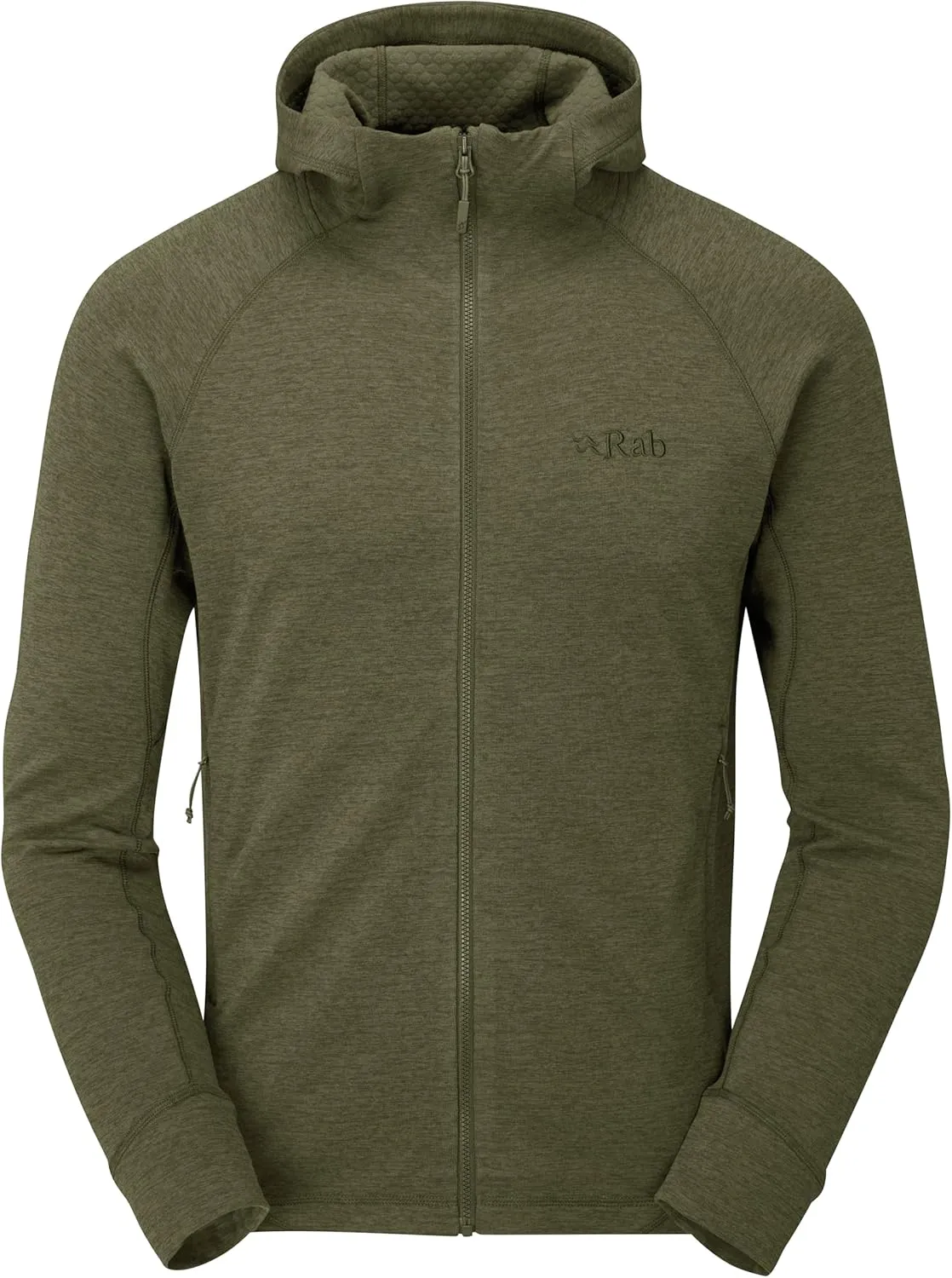 Rab Men's Nexus Hoody - Full-Zip Lightweight Fleece Jacket for Hiking & Climbing