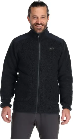 Rab Men's Outpost Lightweight Fleece Jacket for Hiking and Climbing - Beluga - Large