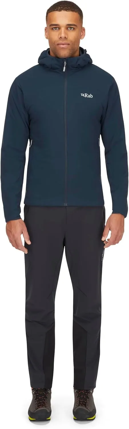 Rab Men's Xenair Alpine Light Hooded Insulated Jacket for Hiking & Mountaineering