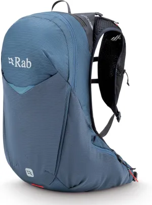 Rab Nitron Lightweight Hydration Pack - Comfortable Daypack for Hiking, Trekking, & Trail Running - Orion Blue - 25-Liter (Back Length - Medium)