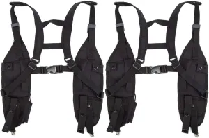 Radio Shoulder Harness Holster Chest Holder Universal Vest Rig for Police Firefighter Two Way Radio Search Rescue Essentials