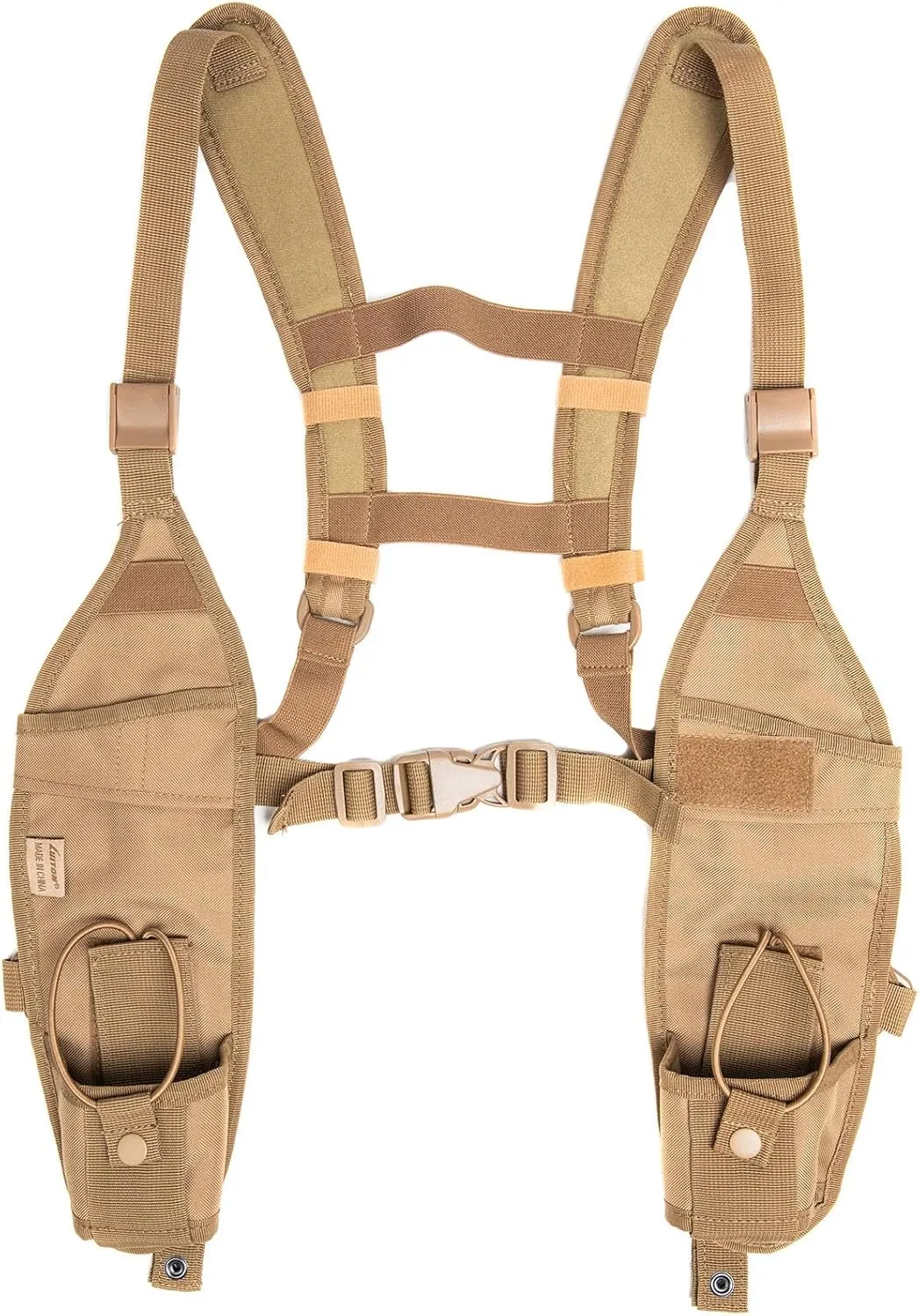 Radio Shoulder Harness Holster Chest Holder Universal Vest Rig for Police Firefighter Two Way Radio Search Rescue Essentials