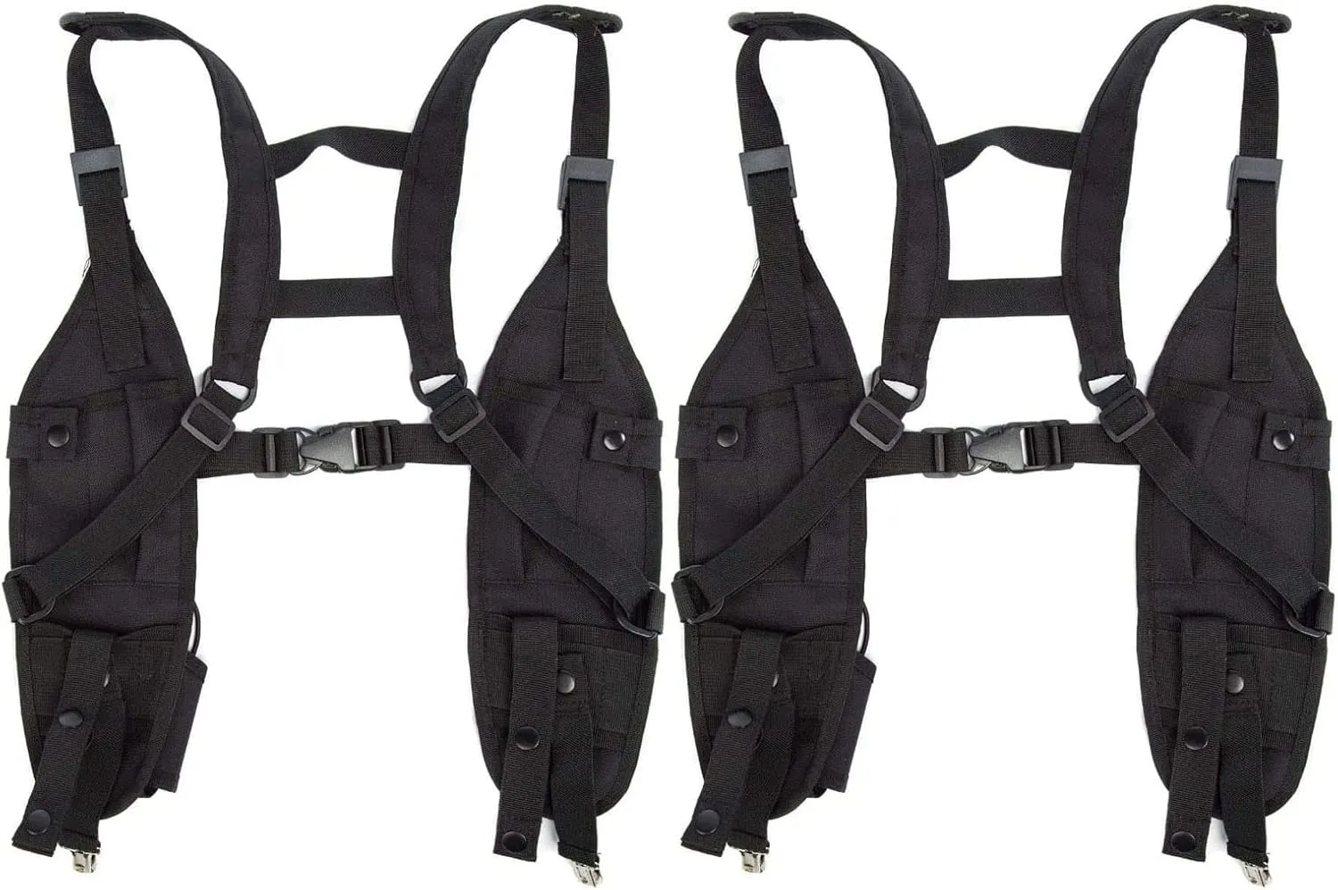 Radio Shoulder Harness Holster Chest Holder Universal Vest Rig for Police Firefighter Two Way Radio Search Rescue Essentials