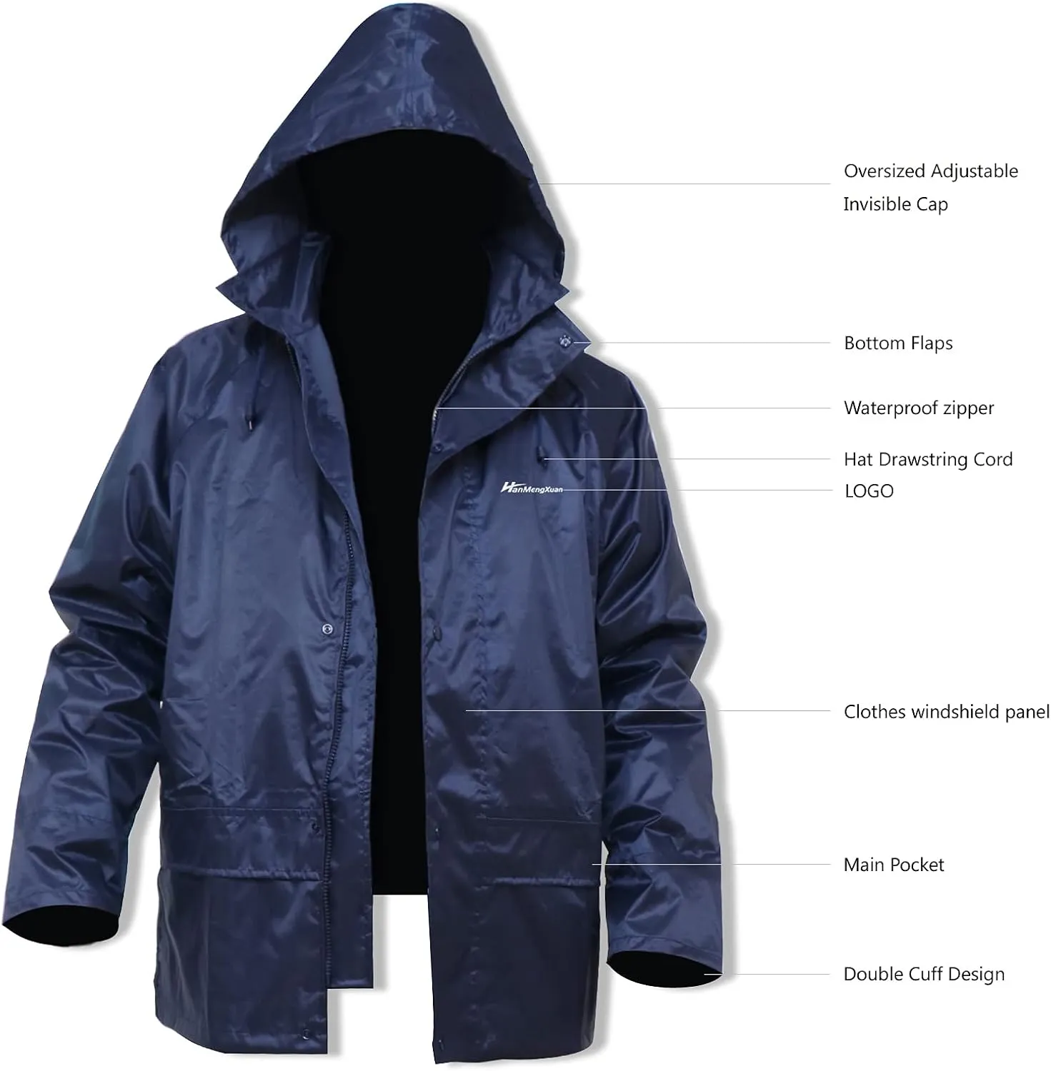 Rain Suits for Men Women Waterproof Work Lightweight Rainwear Rain Coat Rain Gear