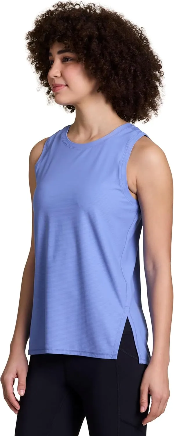 RBX Active Women's Airy Breathable Workout Top, Lightweight Quick Drying Gym Tank Top with Side Vents