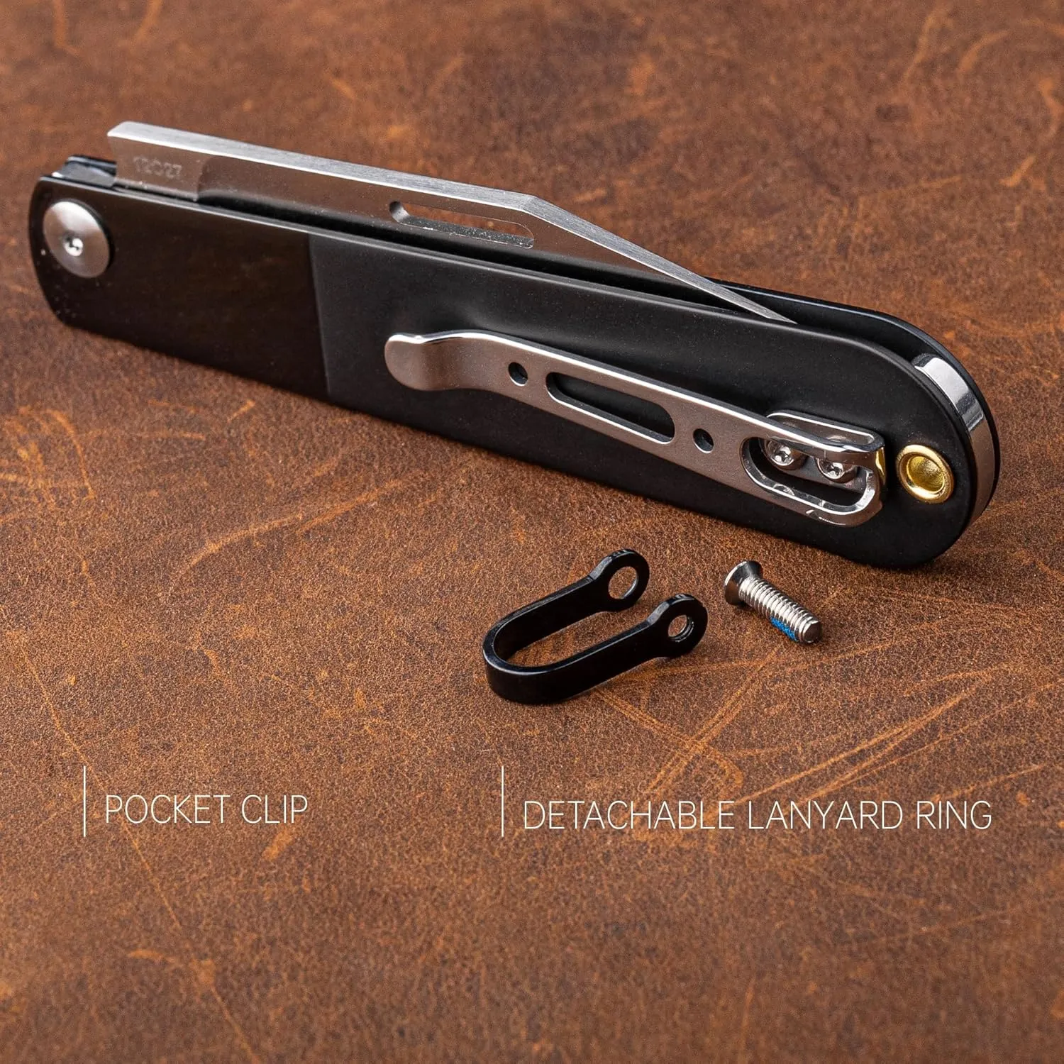 REALSTEEL Real Barlow RB-3 Folding Knife,Pocket Knives,Color Layering Steel Handle,Slipjoint,Nail Nick,2.8" 12C27 Steel,Drop/Clip Point,1.7oz,Indoor Utility EDC,Gift for Men Women,Cutting Fruit,Chesee,Bread (Gold Drop)