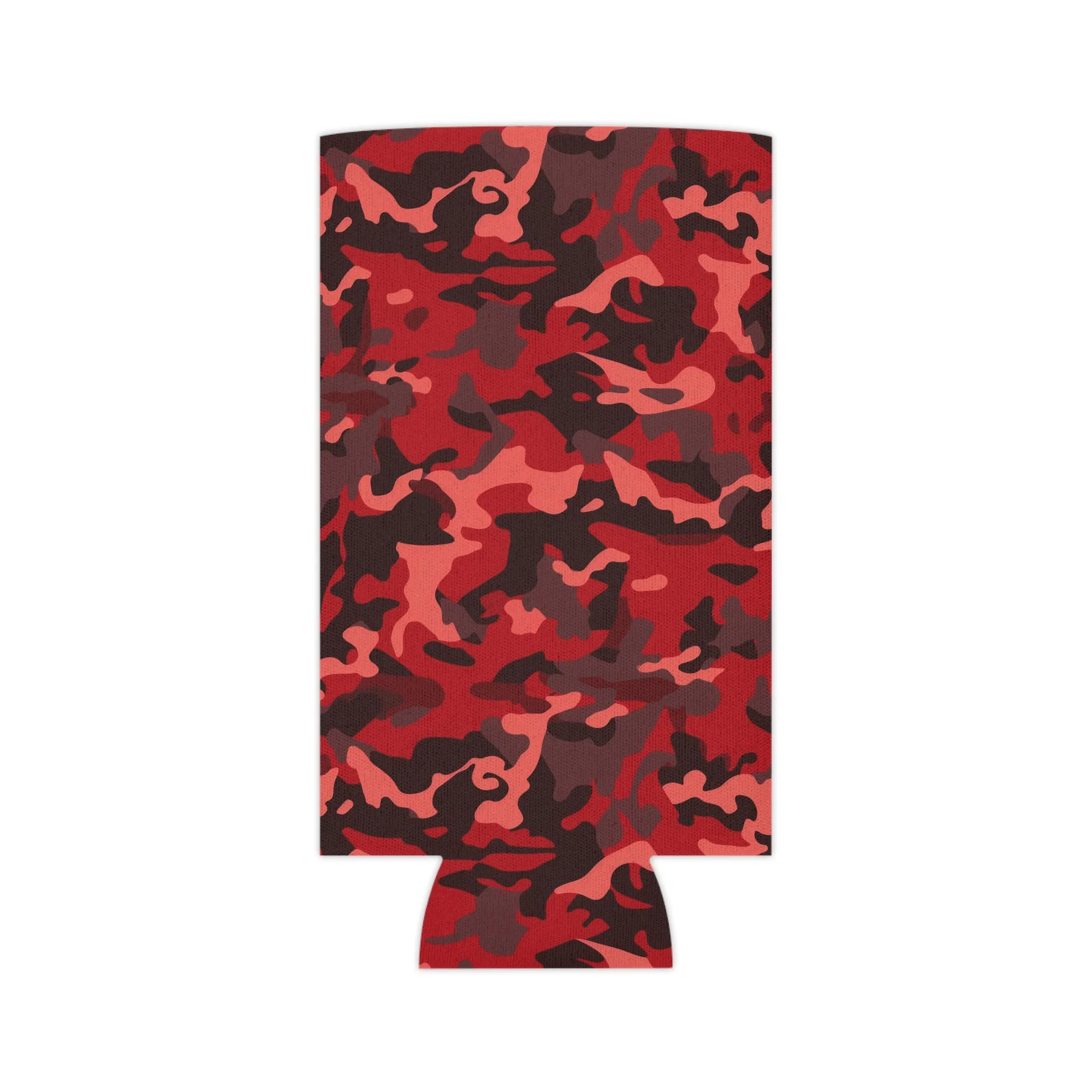 Red Camo Can Cooler