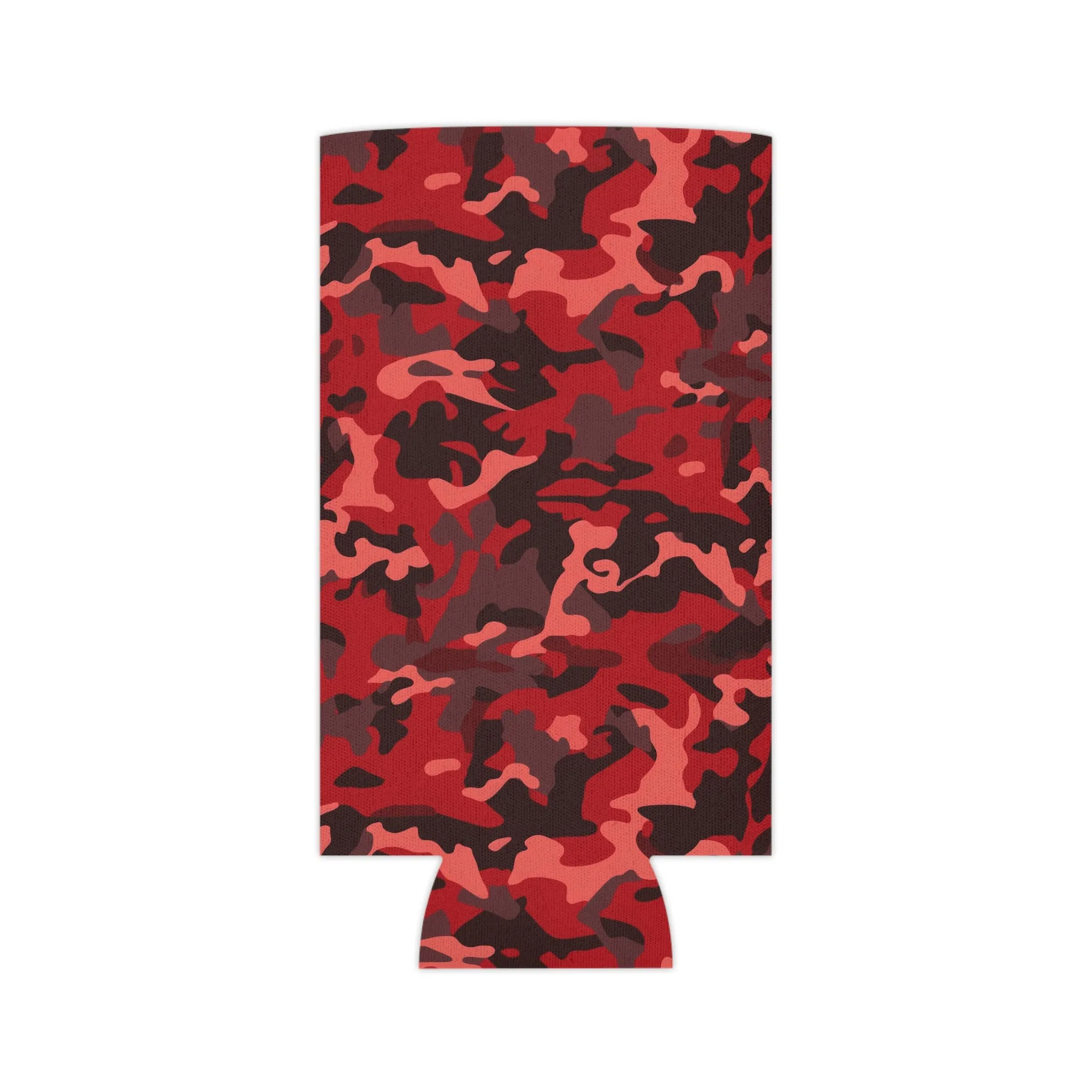 Red Camo Can Cooler