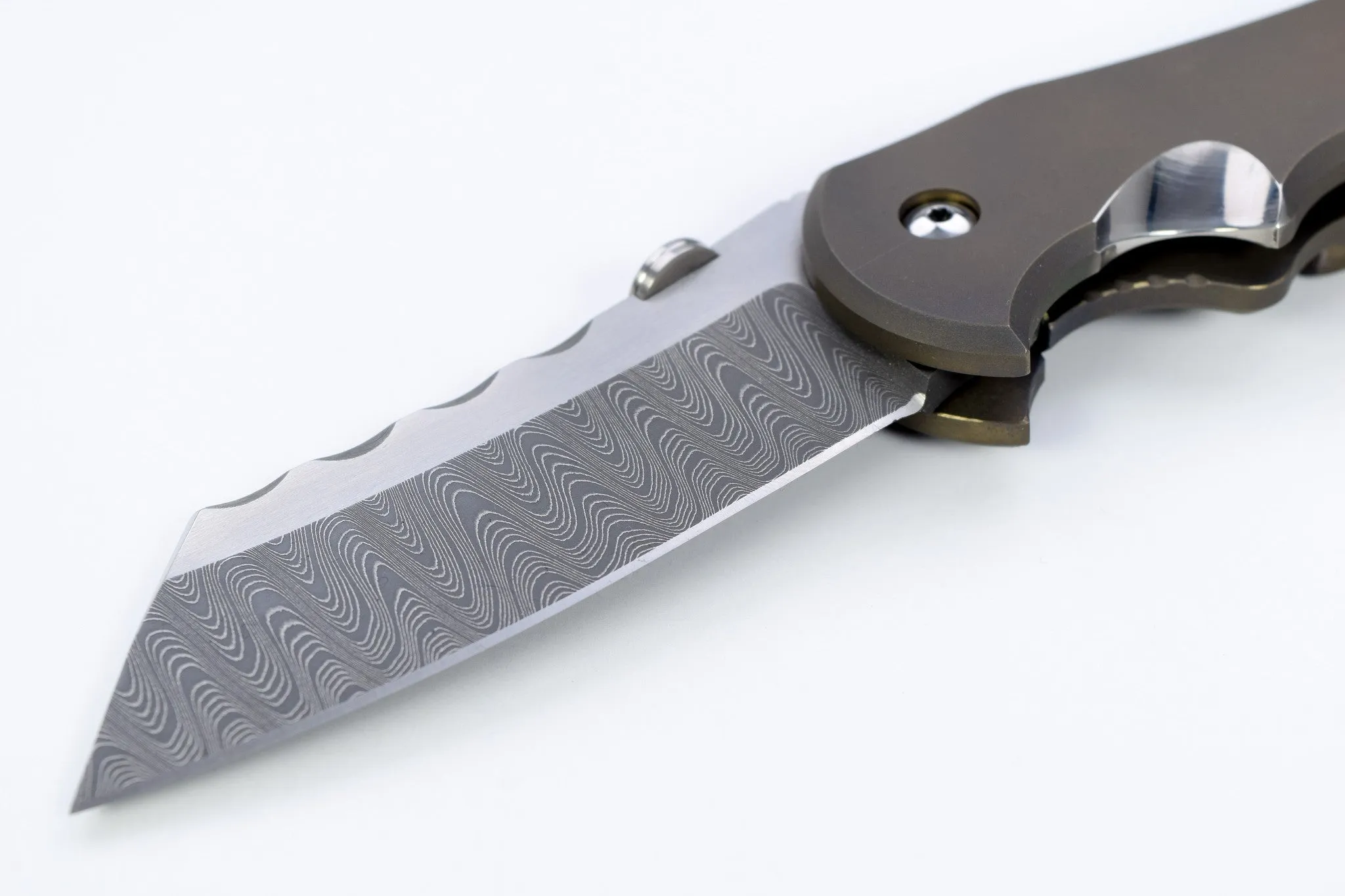 Red Horse Knives Damascus Chopper - Free Shipping