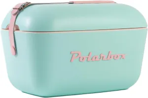 Retro Beach Cooler Vintage Picnic Lunch Box Bag Portable Cooler Travel Camping Hiking 90s Style Ice Chest