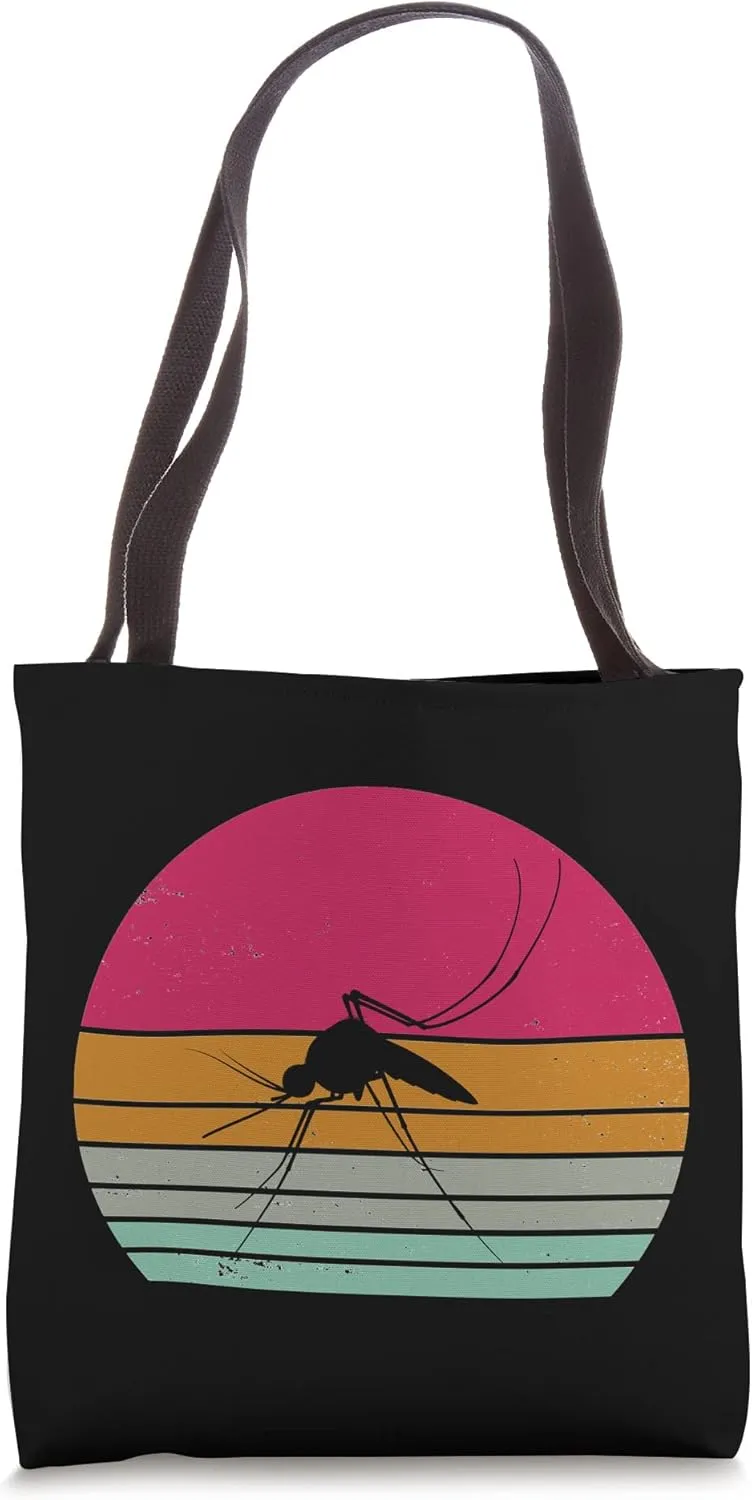 Retro Mosquito Vintage Mosquito Bite Cooler Aedes Mosquitoes Tote Bag